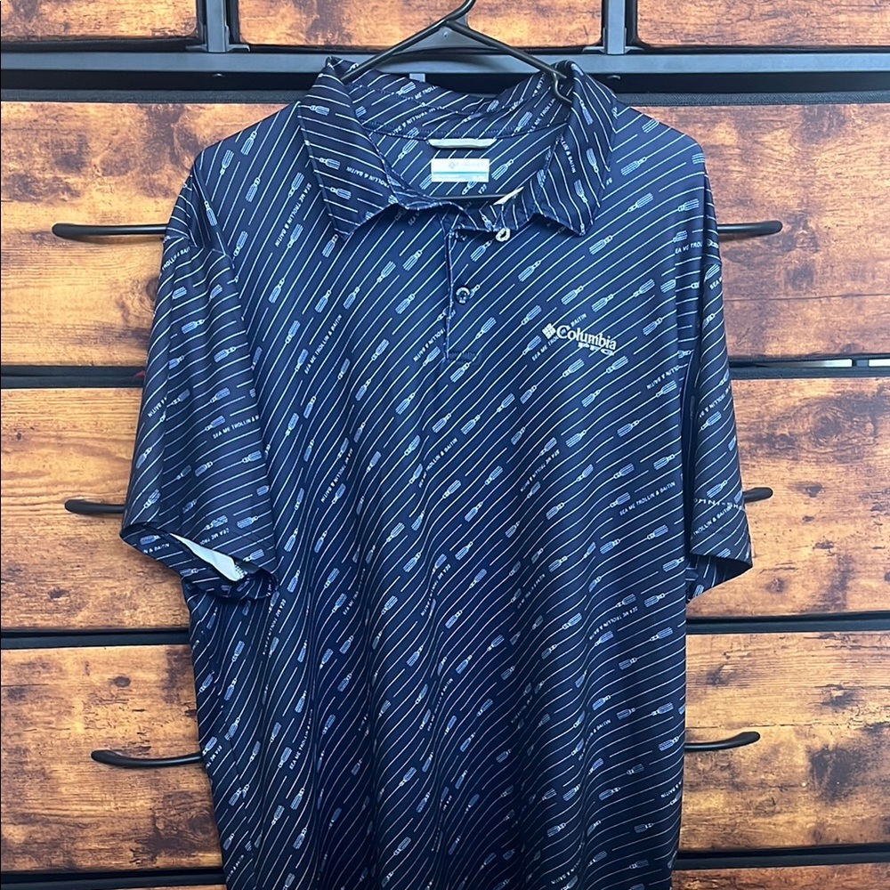 Columbia Men's Navy Blue Polo Shirt